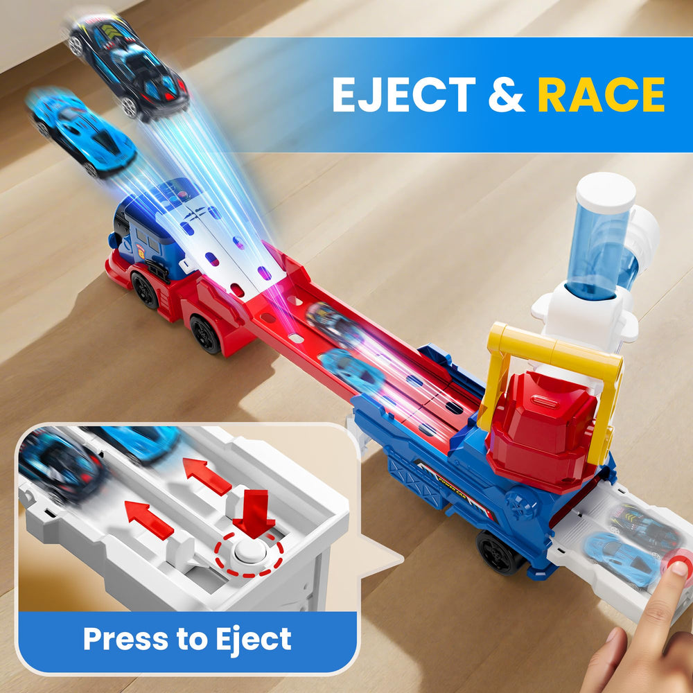 iplay ilearn ball-launcher-action demonstrates exciting projectiles for active play.