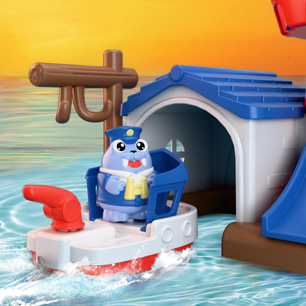 iPlay iLearn colorful animal sailors spark bath-time imaginative scenes.