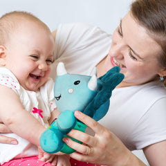 iPlay iLearn soothing cooing and laughter sounds for calming moments.