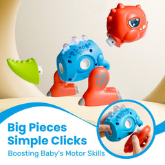iPlay iLearn interchangeable dino-parts highlight mix-and-match play