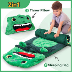iplay ilearn nap mat folded into pillow for easy storage and playroom use