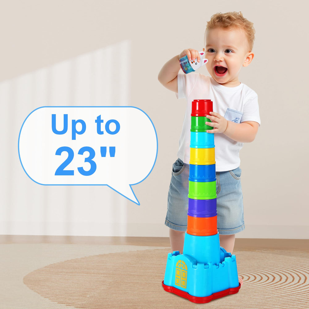 iPlay iLearn stacking toys boost fine motor confidence during everyday play.