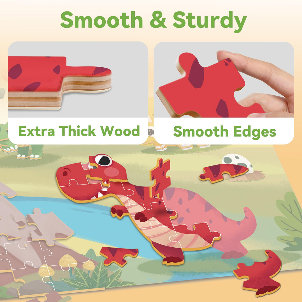 iPlay iLearn six dinosaurs to boost color matching and sequencing