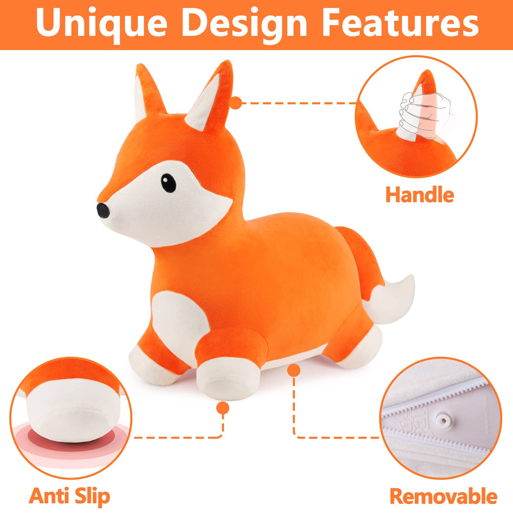 Removable zipper cover is washable for easy care