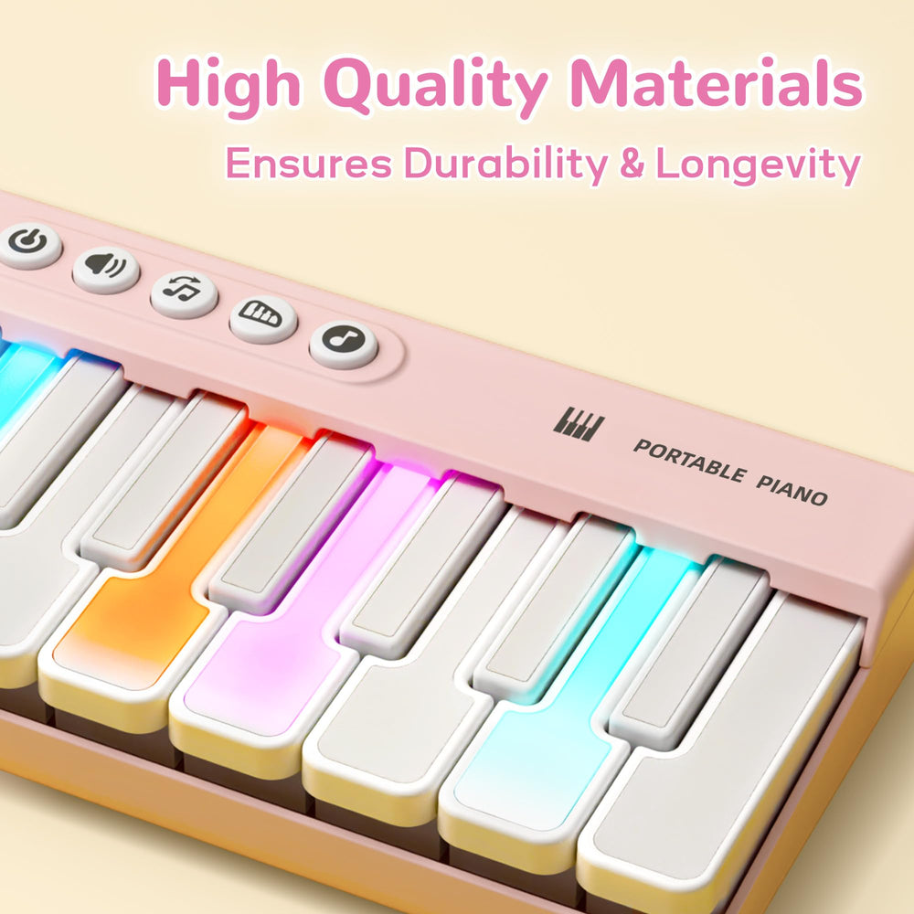 Brand-friendly educational toy for ages 2 to 6 with engaging lights