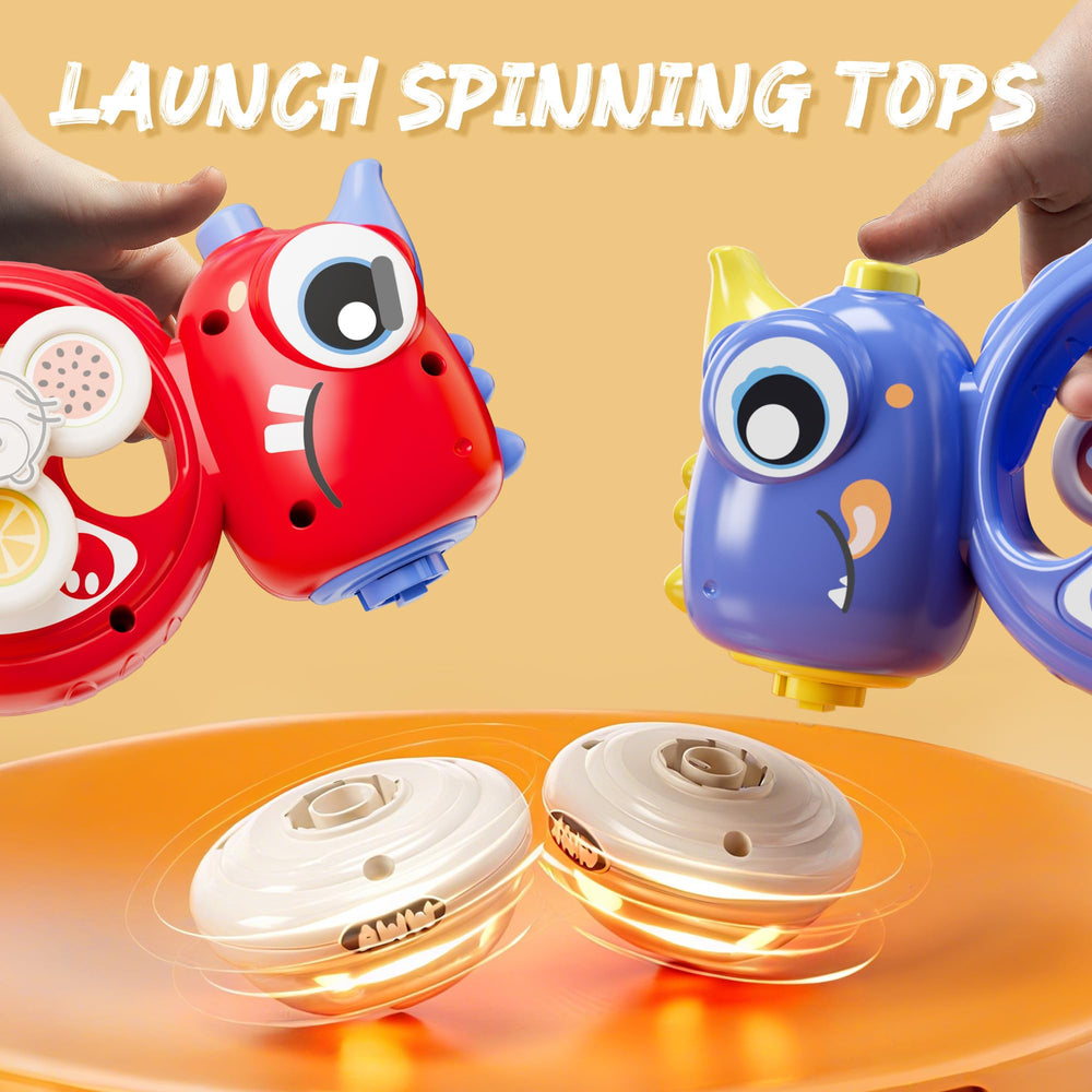 iPlay iLearn indoor outdoor spinning top in action for exploration