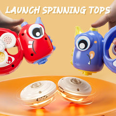 iPlay iLearn indoor outdoor spinning top in action for exploration