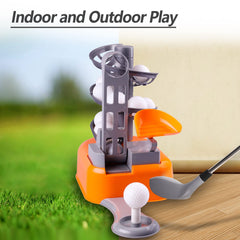 iPlay iLearn kids playing outdoors with the set encourages active yard play.