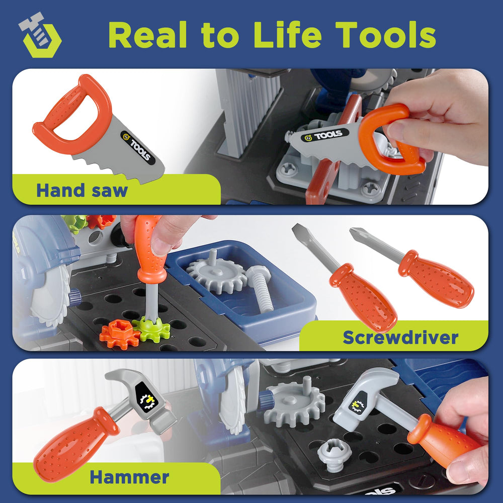 iPlay iLearn screws and bolts kit encourages problem solving during build play
