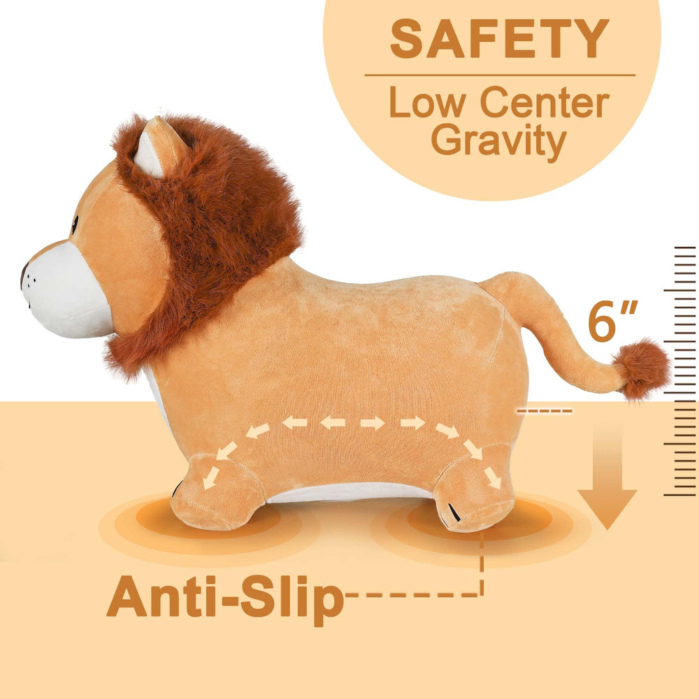 iPlay iLearn Lion Hopper soft fabric for comfy rides