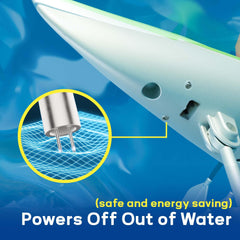 iPlay iLearn RC boat with flickering lights for evening water fun.