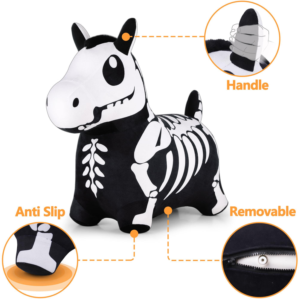 iplay iLearn plush-covered bouncer with skin-friendly fabric for kids