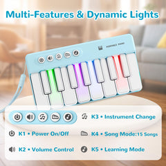 iPlay iLearn portable pocket piano ideal for small hands on the go