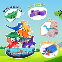 IPOURUP Dinosaur Blocks beginners instruction page highlights nine methods
