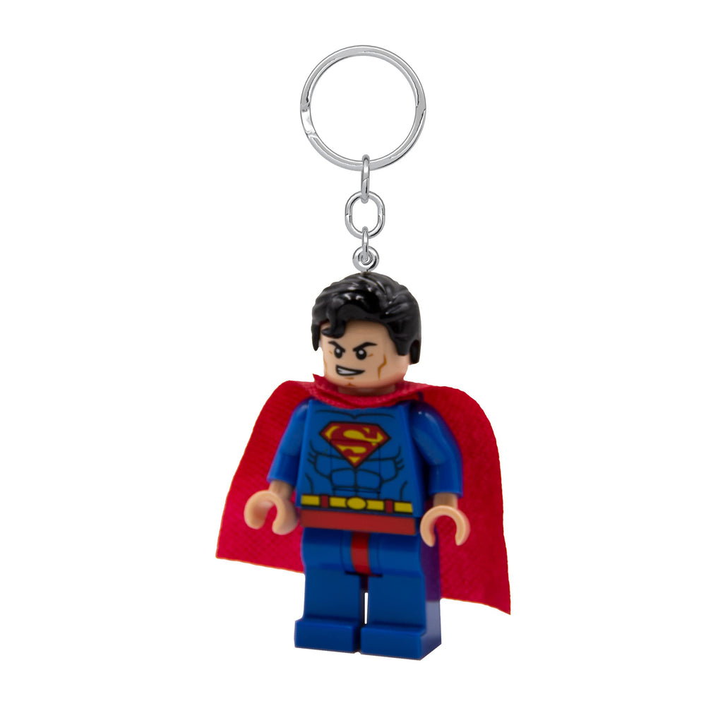 IQ LEGO DC Superman keychain light gift ready for LEGO fans
