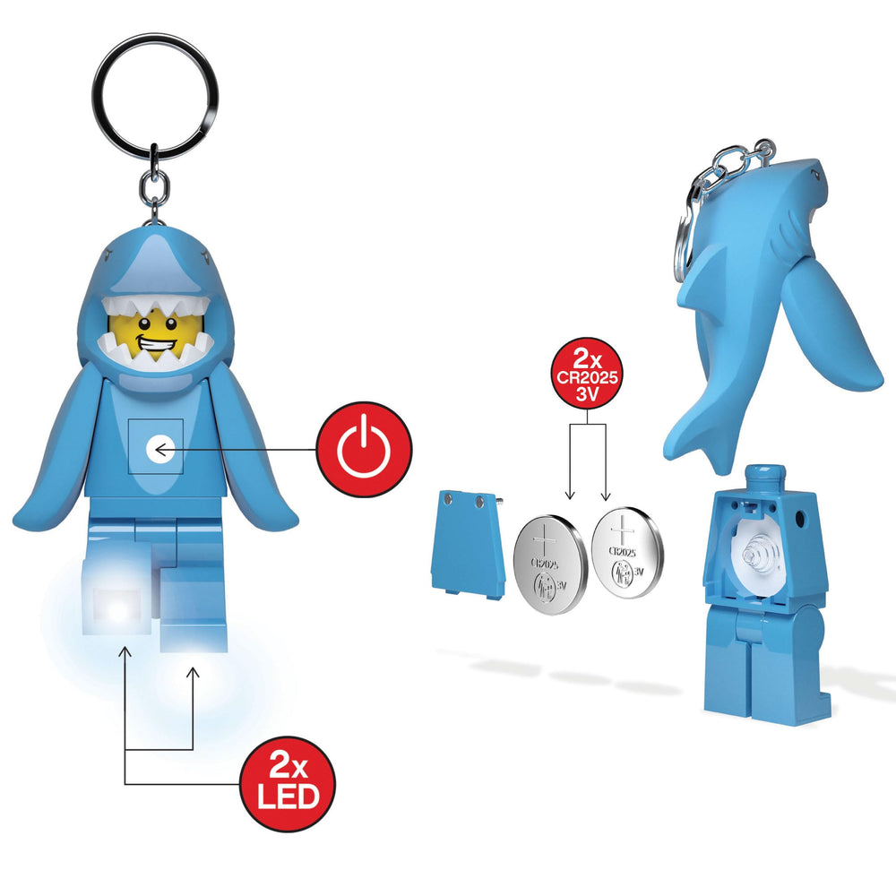 IQ LEGO Minifigures keylight clip attachment for keys
