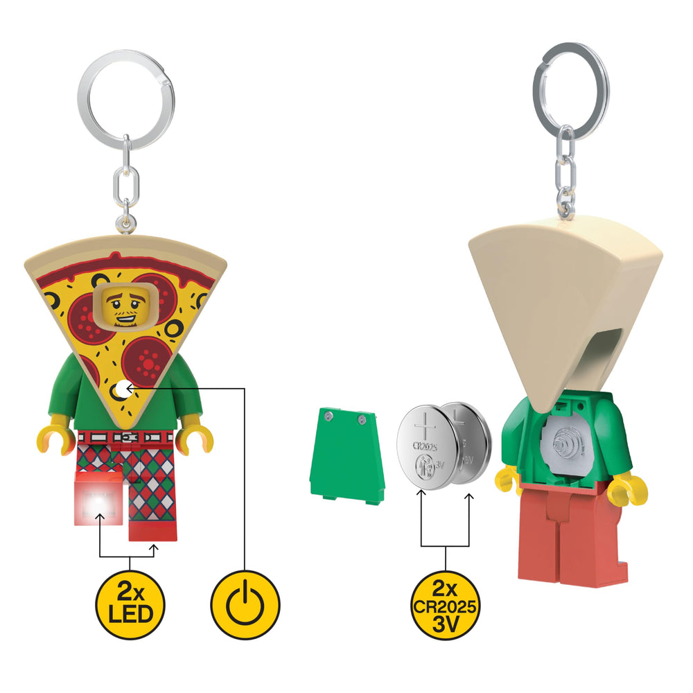 Attach to keys, bags, or lanyards with the metal ring.