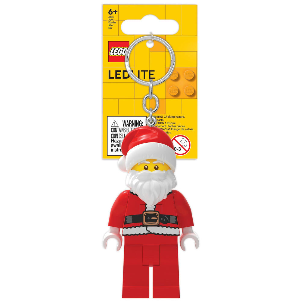 IQ LEGO Santa Keychain Light ideal gift idea for LEGO fans ages six plus