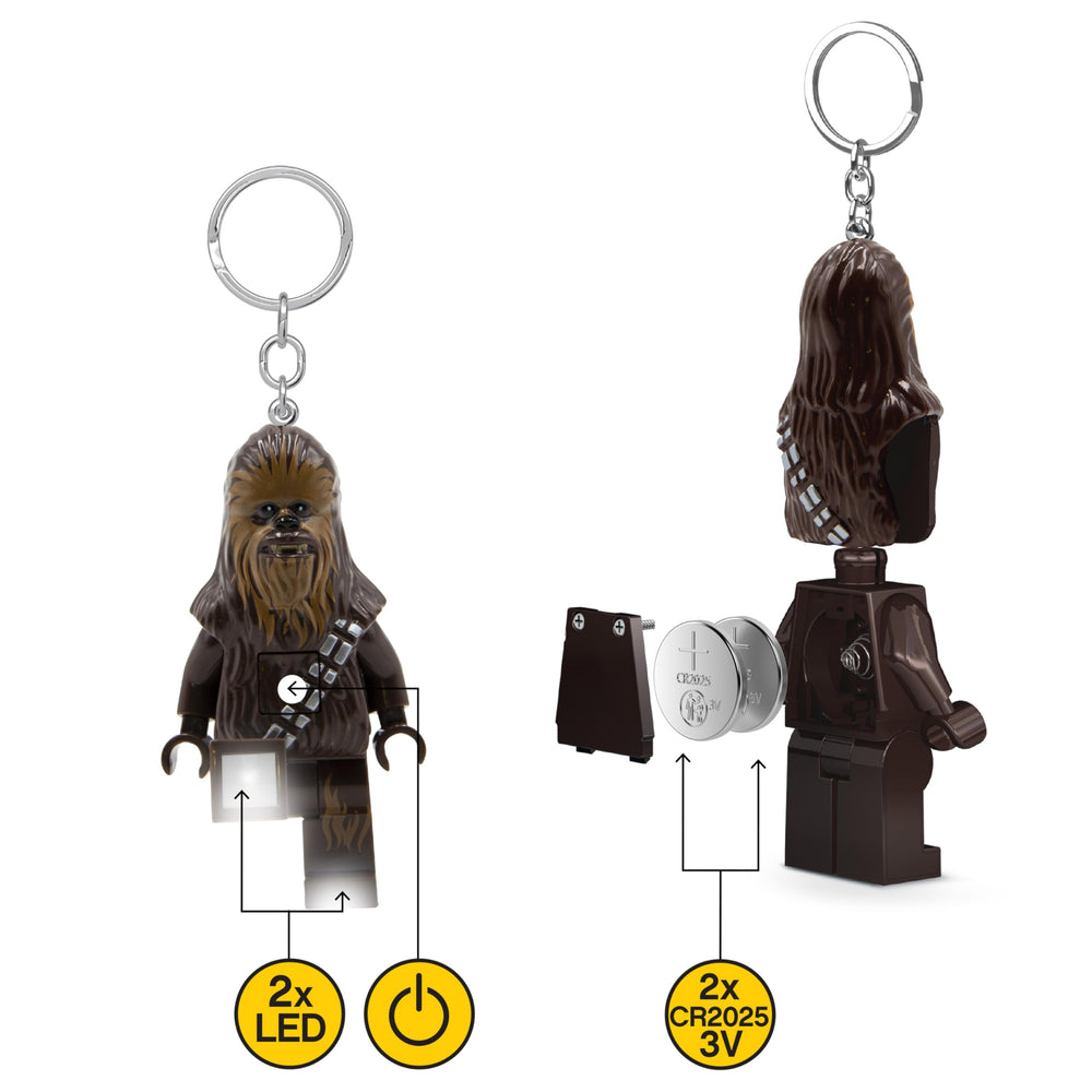 IQ LEGO Star Wars Key Light ships with batteries included for immediate use