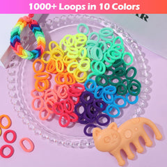 IQBOX weaving loom is kid-friendly for confident bracelet projects