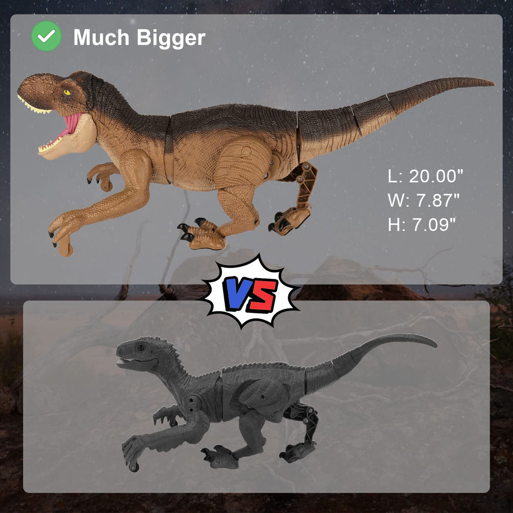 IQKidz dino blue lights and spray mist for immersive play