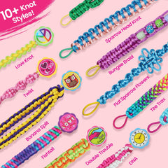 Close-up of IQKidz clasps and beads for secure finishes