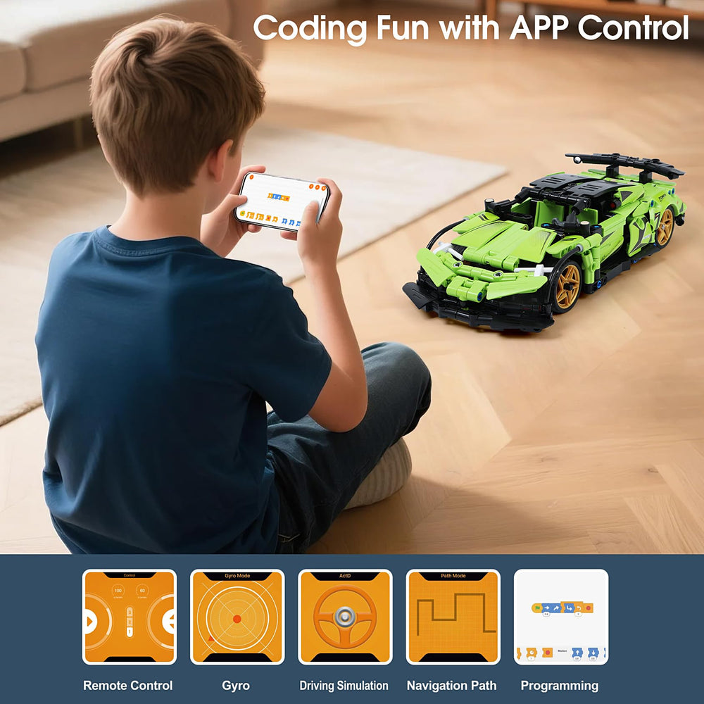 IQKidz app control interface for interactive play