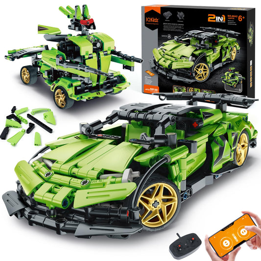 IQKidz RC car under construction showing hands-on engineering fun