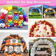 iRabey 100 balloons bundle completes the decoration kit.