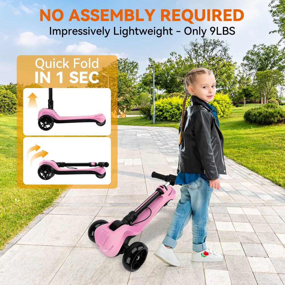 IRIMMY scooter height adjustment adapts to growing children for comfort