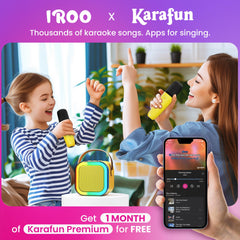 Kid-friendly volume controls from IROO keep listening comfortable.