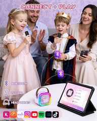 Portable speaker use during playtime, sleepovers, or trips.