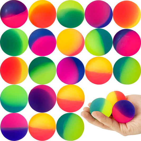 Irrmshr bouncy balls pack of 18 for party favors and classroom prizes