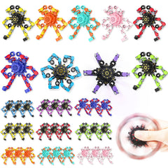 Irvotbes Transformable Spinners with 6 chains offer flexible shapes for creative play and focus.