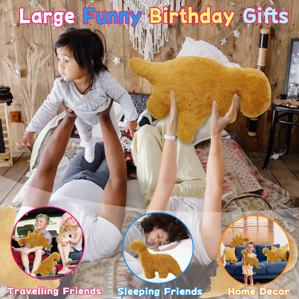 Isaacalyx Dino Nugget Pillow gift packaging ready for gifting