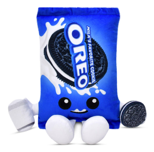 iscream Screamsicles Oreo 12in Cookie Buddy front view, ultra-soft plush for hugs.
