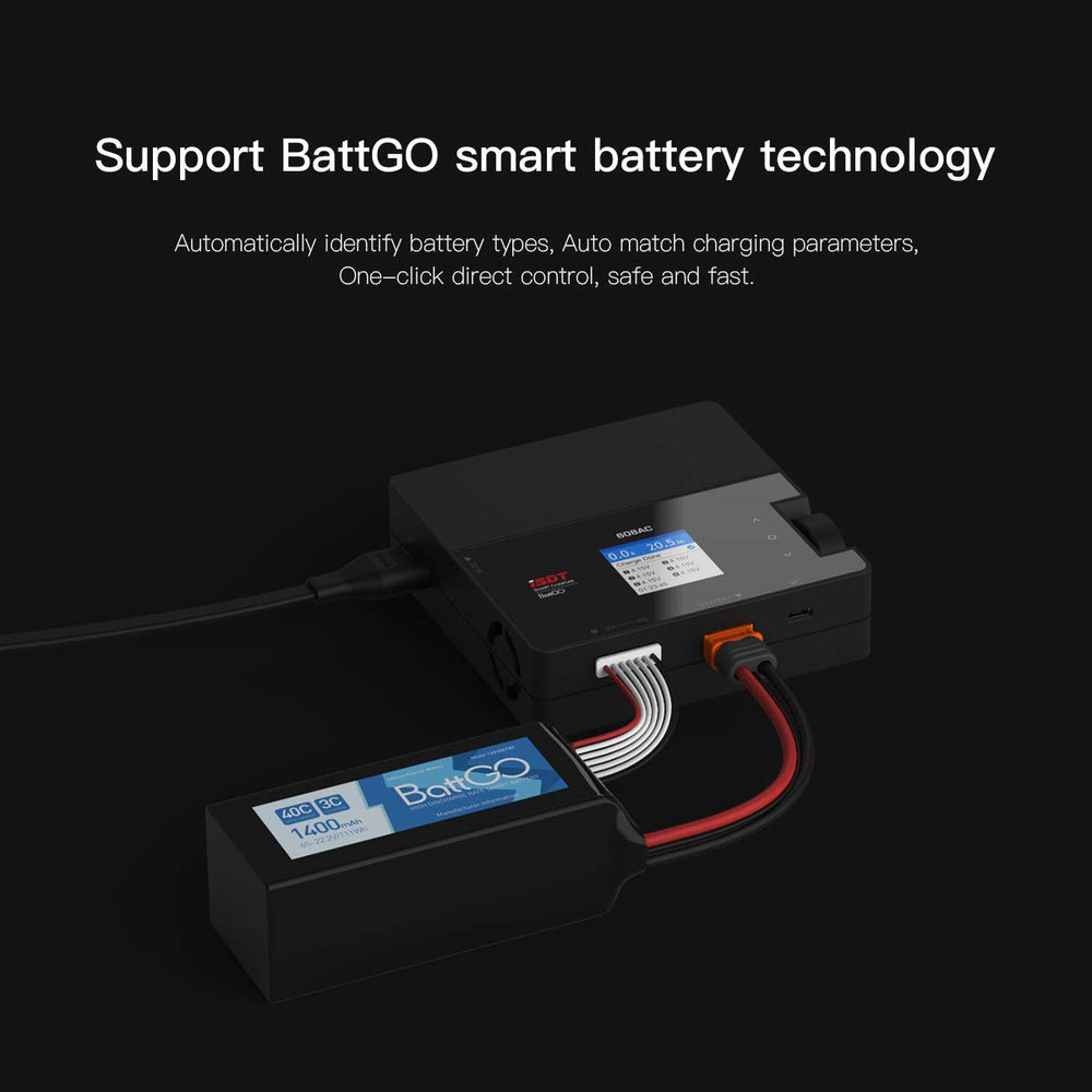 ISDT 608AC in variable DC power mode supports flexible output settings.