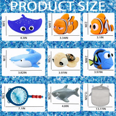 iseainno colorful sea creatures float to help toddlers locate toys easily.