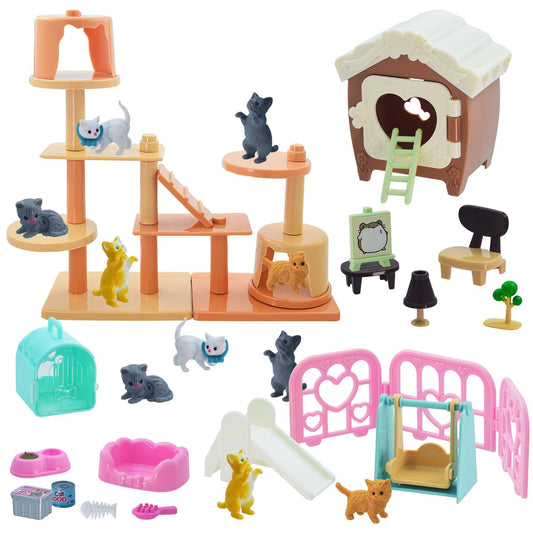 iselyn cat-care center playset fuels imaginative pretend play