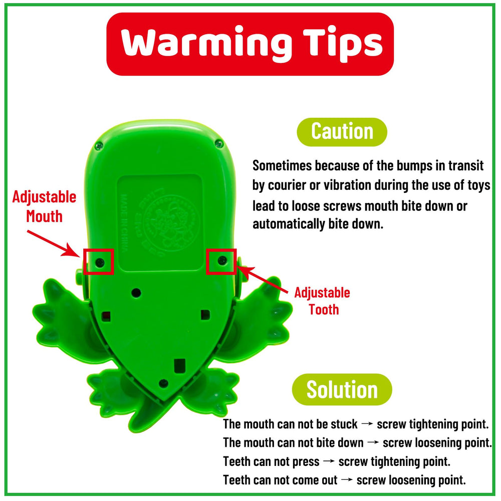 iShyan crocodile teeth toy no batteries needed