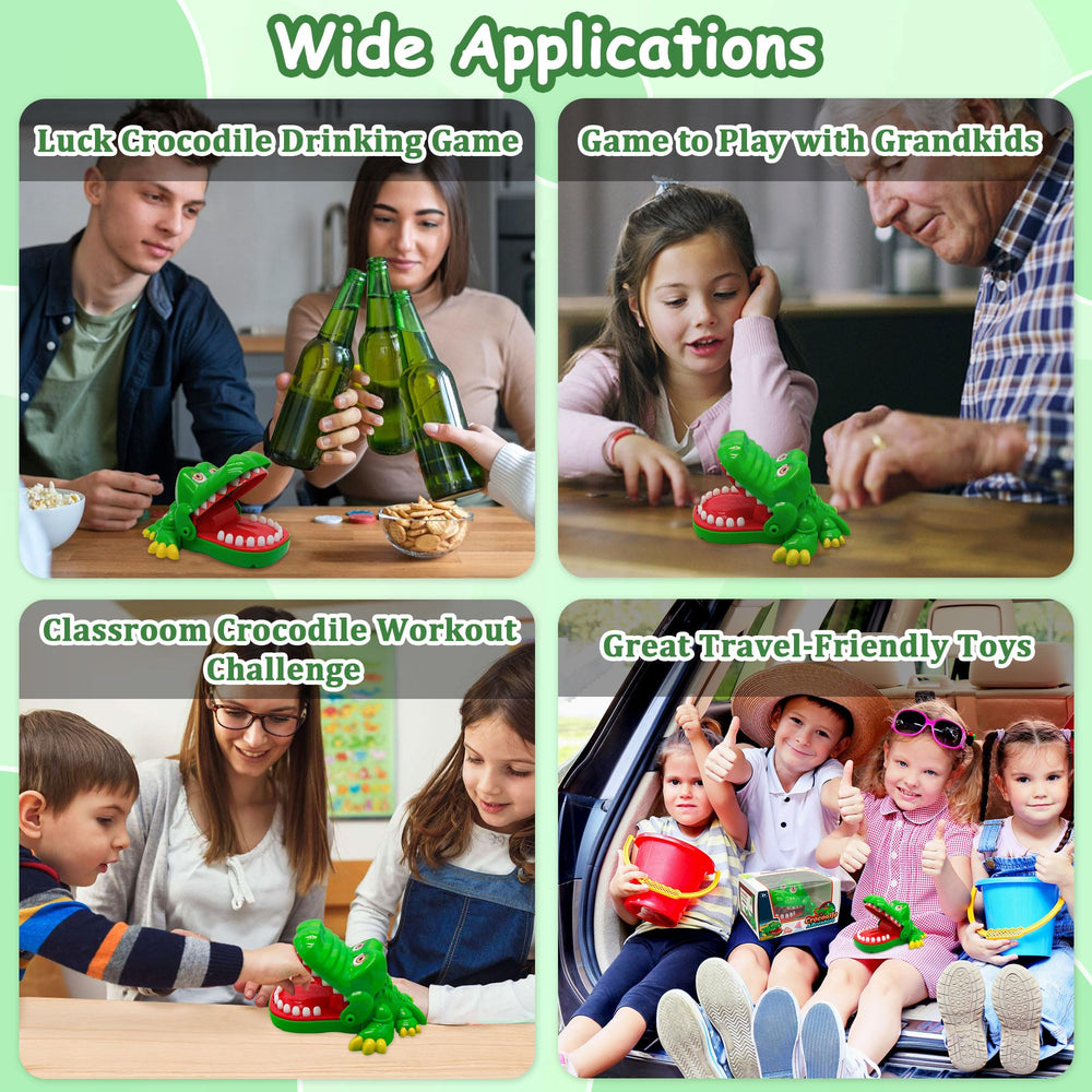 iShyan crocodile teeth toy two-player friendly game