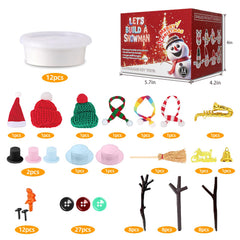 Iskiho Build a Snowman Kit age-appropriate crafts for kids and family time