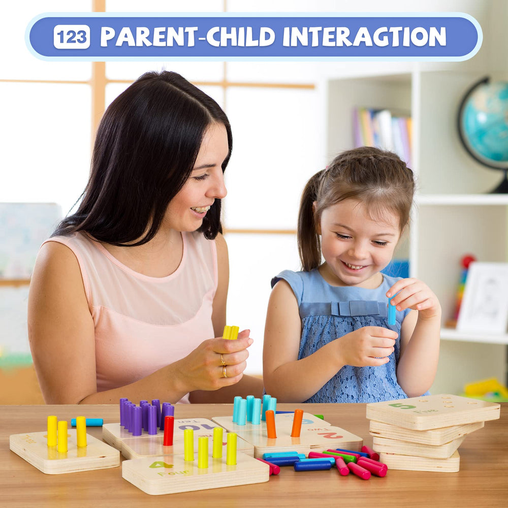 ISMETACU fine motor development pegs boost hand-eye coordination during play