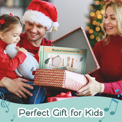 iSNTL songbook with 13 kid songs complements the instrument set.