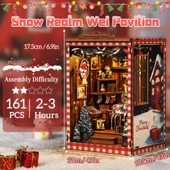 ISSEVE Book Nook Kit lighting switch adds warm ambiance