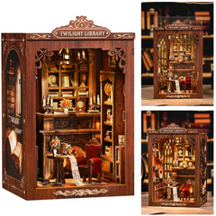 ISSEVE Twilight Library bookshelf detail highlights vintage charm