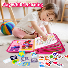 Issray alphabet and numbers page promoting early literacy and counting skills