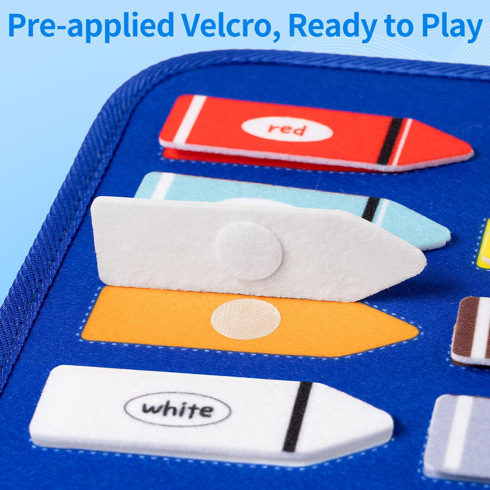 Issray safe materials felt board feels burr-free and kid-friendly.