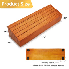 Easy-clean wooden card holders for long-lasting gaming nights.