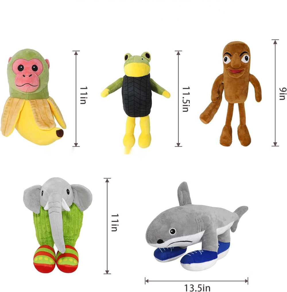 Italian Brainrot plush Banano Gorillo for playful decor and stress-free snuggles.